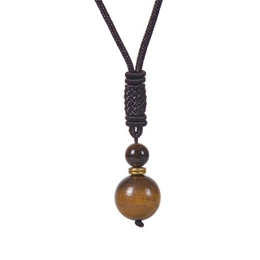 Spirituality Buddha Karma Tibetan Jade Harmony Necklace