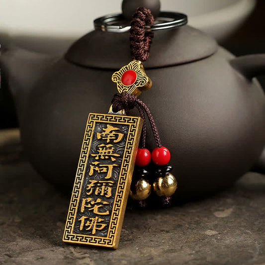 Spirituality Namo Amitabha Peace Blessing Keychain
