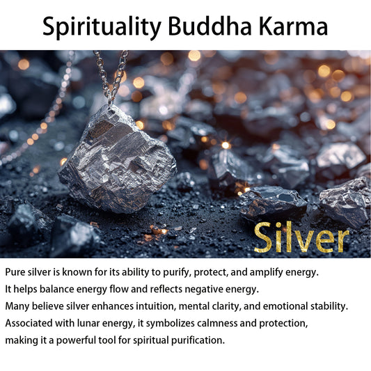 Spiritualität Buddha Karma 925 Sterling Silber 12 Sternbilder des Tierkreises Astrologie Segen Halskette Anhänger