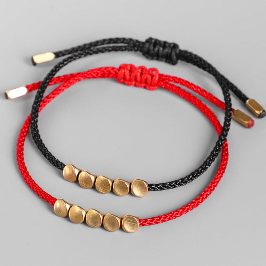 Kupferperlenarmband für Wohlstand und Schutz: Inspiriert vom chinesischen Feng Shui