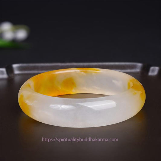 Armband aus goldenem Energie-Citrin, gelbem Chalcedon, Harmonie und Positivität