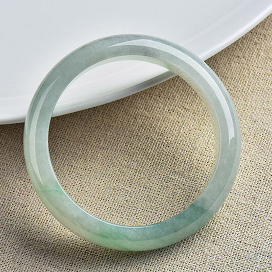Jade Natural Jade Luck Healing Prosperity Bangle Bracelet