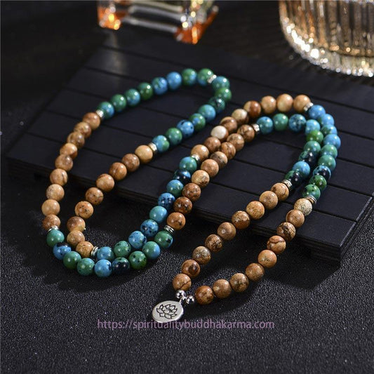 Spiritualität Buddha Karma 108 Meditation Heilung Mehrschichtige Mala