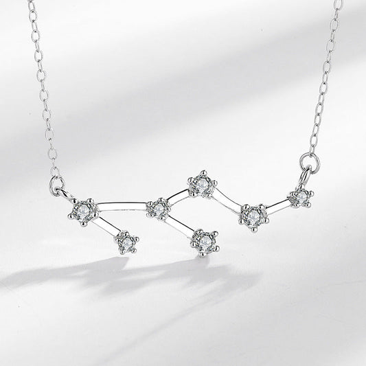 Spiritualität Buddha Karma 925 Sterling Silber 12 Sternbilder des Tierkreises Astrologie Segen Halskette Anhänger