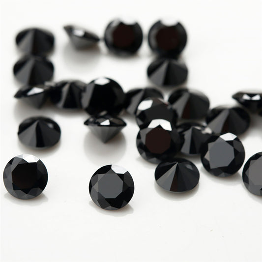 Stunning Black Obsidian,Daily Wear,925 Sterling Silver 18ct White Gold Plated Earring Stud Men Women,Jewelry Box Gift Choice
