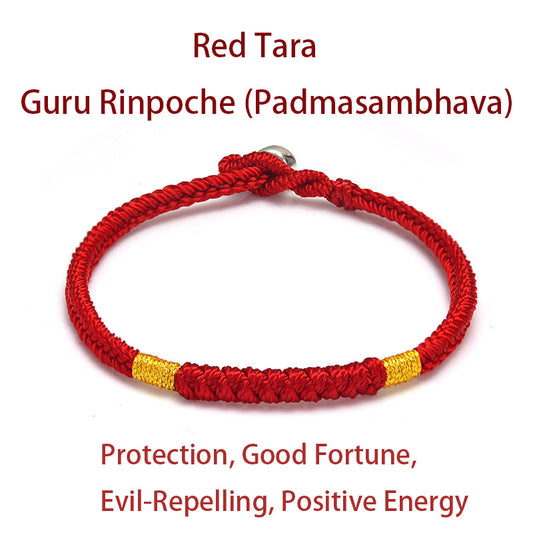 Red Tibetan Religious Bracelet | The Power of Attraction and Prosperity : Protection, Manifestation, and Energy