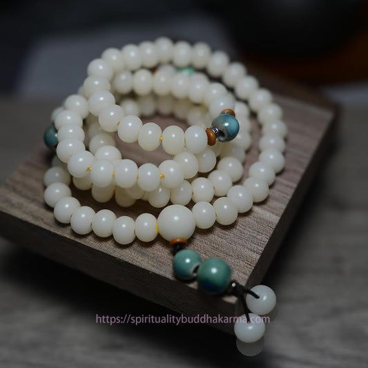 Spiritualität Buddha Karma 108 Mala-Perlen Bodhi-Samen Bändigt böse Geister Ruhe Armband