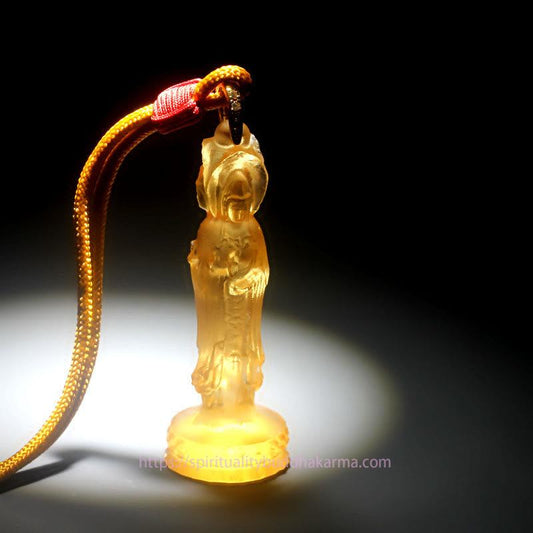Buddha Energy Necklace Avalokitesvara Buddha Liuli Harmony Necklace