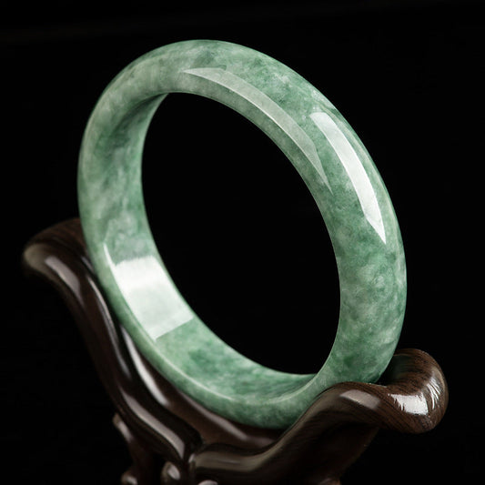 Jade  Natural Jade Luck Wealth Bangle Bracelet