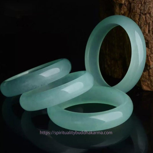 Jade  Natural Jade Luck Healing Prosperity Bangle Bracelet