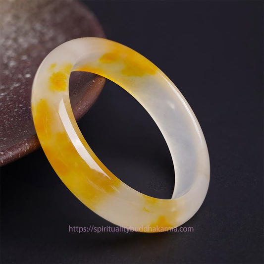 Armband aus goldenem Energie-Citrin, gelbem Chalcedon, Harmonie und Positivität