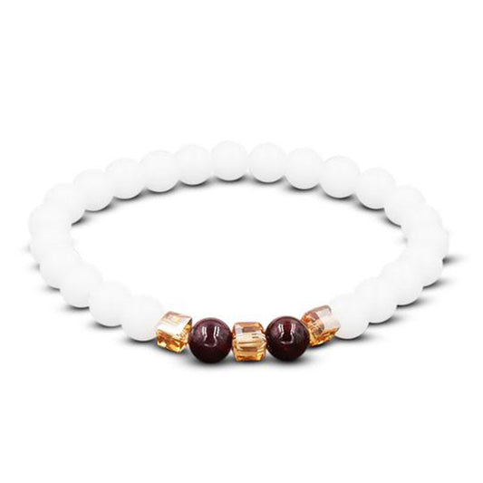 Jade  Natural White Jade Protection Bracelet
