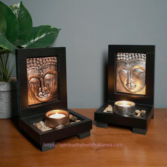 Spiritualité Bouddha Compassion Sérénité Maison Prière Autel Décoration Zen