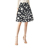 Black Satin With White Dot