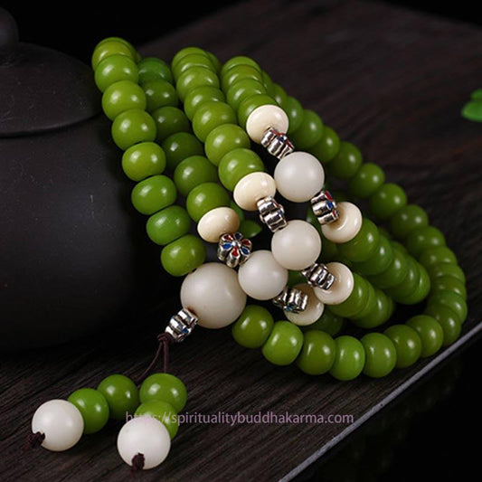 Spirituality Buddha Karma Tibetan Mala Bodhi Peace Bracelet