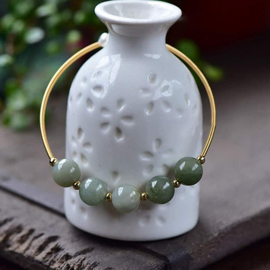 Jade Jade Armband für Fülle und Glück 