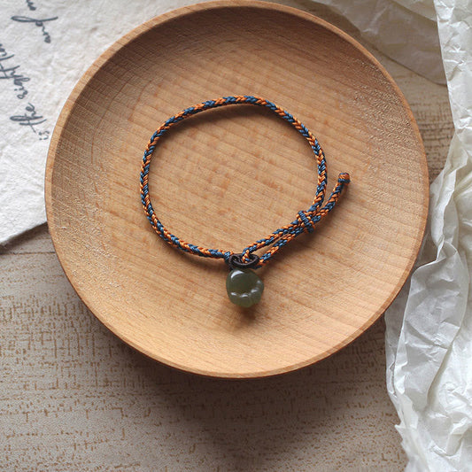 Jade-Hetian-Jade-Katzenpfoten-Glücksbeutel-Muster-Wohlstandsarmband