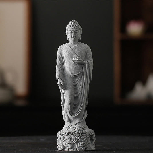 Spiritualité Méditation Bouddha Nuages ​​de bon augure Design Sérénité Décoration d'intérieur