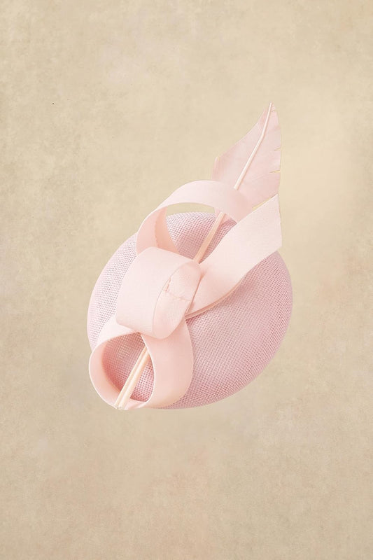 Fascinators Hats for Women - Tea Party Kentucky Fascinator Derby Feather Pillbox Hat with Ribbon for Wedding Party