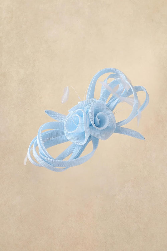 Fascinators Hats for Women - Tea Party Fascinator Kentucky Sinamay Flower Ribbon Derby Headband for Wedding Cocktail