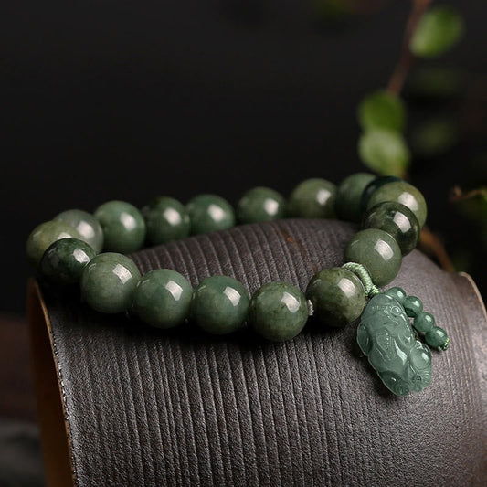 Jade  Tibetan Jade PiXiu Prosperity Bracelet