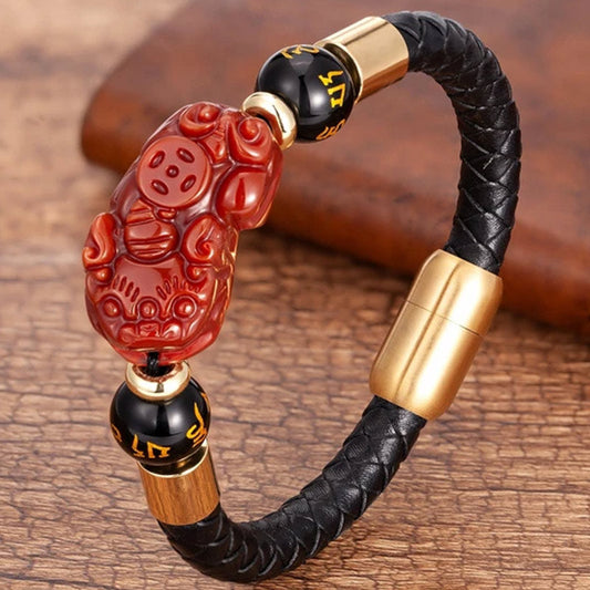 FengShui Tigerauge Pixiu Armband