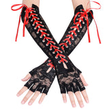 Black With Red Ribon