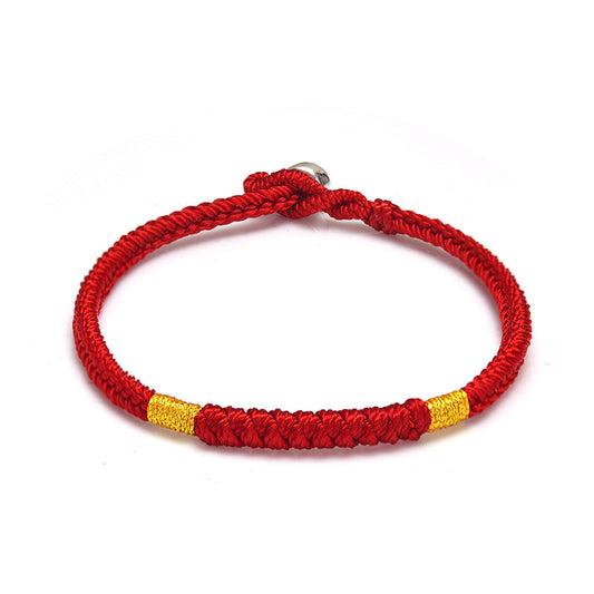 Red Tibetan Religious Bracelet | The Power of Attraction and Prosperity : Protection, Manifestation, and Energy
