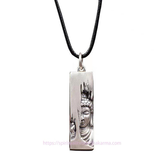 Collier d'énergie de Bouddha Tathagata, amulette de protection et de force, pendentif porte-bonheur