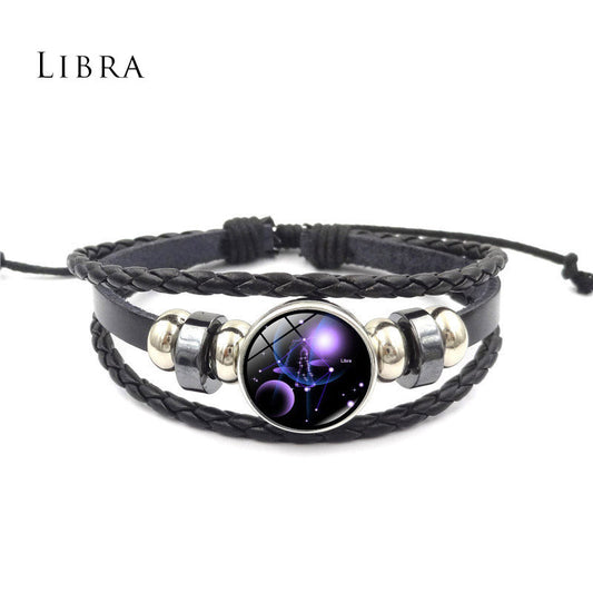 Spiritualität Buddha Karma 12 Sternbilder des Tierkreises Mond Schutzarmband 
