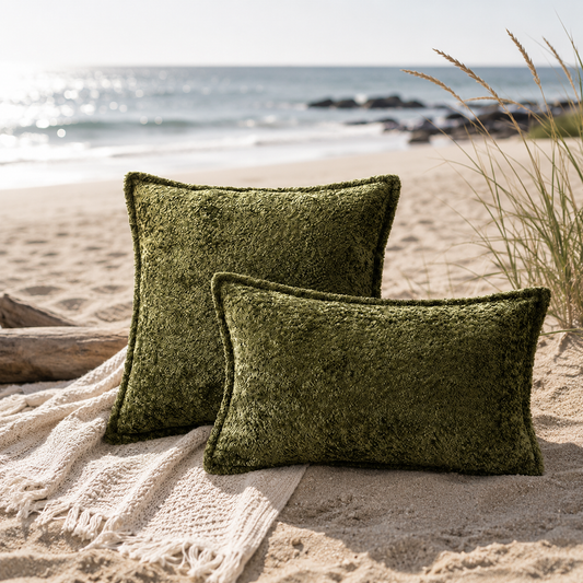 Modern Chenille Cushion Cover – Soft Textured Home Décor