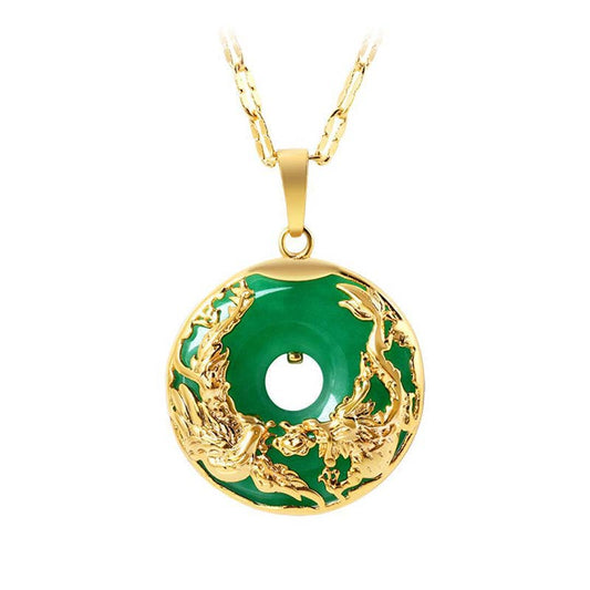 Jade-Halskette aus natürlichem Jade – Symbol des Wohlstands