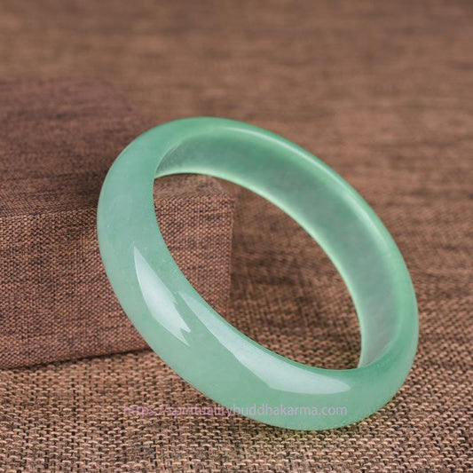 Jade  Natural Jade Luck Healing Prosperity Bangle Bracelet