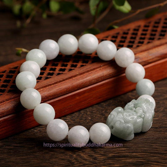 Jade-Feng-Shui-Armband für Wohlstand und Reichtum (Jade PiXiu Glücksarmband)